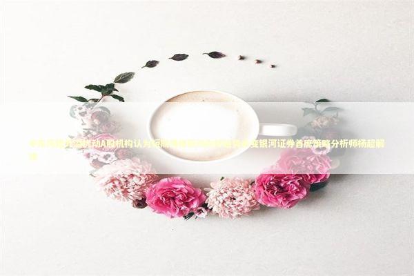 中东风险外溢扰动A股机构认为短期情绪驱动向好趋势未变银河证券首席策略分析师杨超解读 新闻