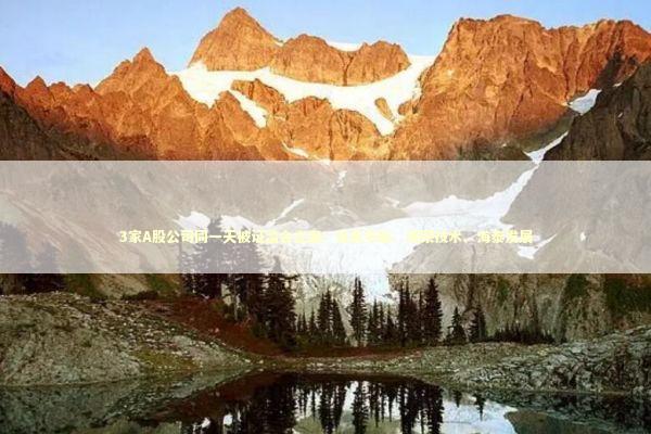 3家A股公司同一天被证监会立案！双良节能、捷荣技术、海泰发展 新闻