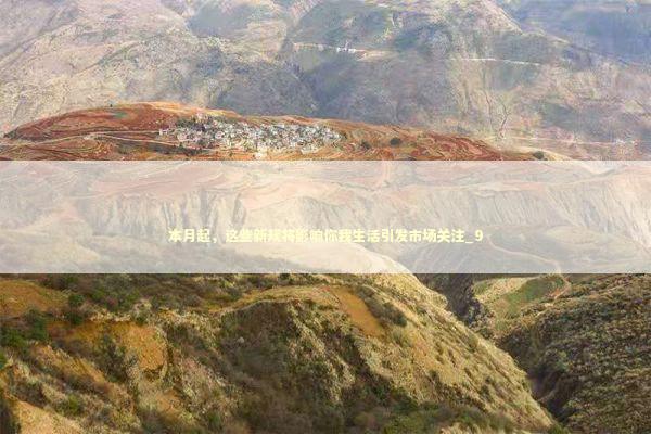 本月起，这些新规将影响你我生活引发市场关注_9 新闻