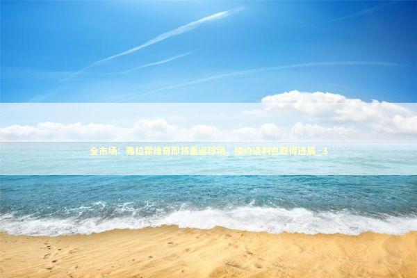 全市场：弗拉霍维奇即将重返球场，续约谈判也取得进展_3 新闻